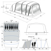 Šator na napuhavanje Outwell Jacksondale 7PA