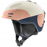 Ženska skijaška kaciga Uvex Ultra Pro WE roza / bijela abstract camo mat