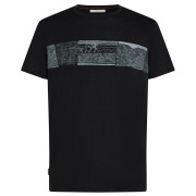 Muška majica Icebreaker Men Merino 150 Tech Lite SS Tee Elevation Line crna Black