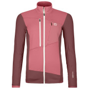 Ženska funkcionalna dukserica Ortovox Fleece Grid Jacket W ružičasta mountain rose