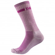 Ženske čarape Devold Outdoor Medium Sock ružičasta  Pink melange