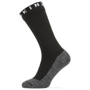 Vodootporne čarape SealSkinz Nordelph crna/siva Black/Grey Marl/White