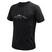 Muške funkcionalne majice Sensor Merino Cordura Peak crna černá