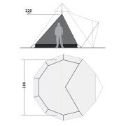 Mreža protiv insekata Robens Universal Tipi Mosquito Inner