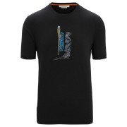 Muška majica Icebreaker Men Central Classic SS Tee Otter Paddle crna