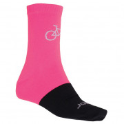 Čarape Sensor Tour Merino roza/crna crna/ružičasta