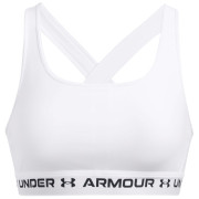 Sportski grudnjak Under Armour Crossback Mid Bra bijela WHT