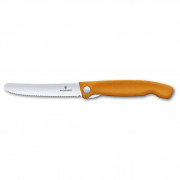 Sklopivi nož Victorinox Swiss Classic - oštri nazubljeni narančasta Orange