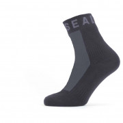 Vodootporne čarape SealSkinz Dunton crna/siva