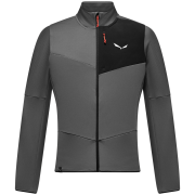 Muške funkcionalne majice dugih rukava Salewa Ortles Fleece Fz M siva onyx/0910