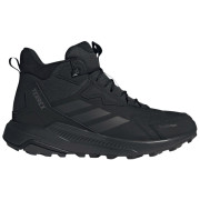 Muške cipele za planinarenje Adidas Terrex Anylander Leather Mid Climaproof crna Cblack/Carbon/Grefou