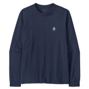 Muška majica Patagonia M's L/S MW Hut Tripper Skyline T-Shirt plava New Navy