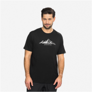 Muške funkcionalne majice Viking Lenta crna black