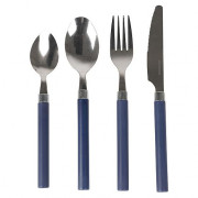 Set pribora za jelo Bo-Camp Cutlery Set 4 kusy pro 1 osobu plava Navy
