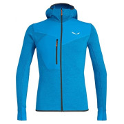 Muška dukserica Salewa Puez 2 Dry M L/S Hood Fz Tee plava CloisonneBluMelange/