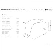 Dodatak šatoru Outwell Universal Connector XL