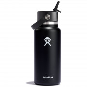 Termo boca Hydro Flask Wide Flex Straw Cap 32 oz crna
