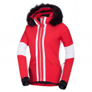 Ženska bunda za skijanje Northfinder Zella crvena/bijela