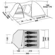 Šator Easy Camp Corona 400