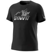 Muška funkcionalna majica Dynafit Transalper Graphic S/S Tee M crna