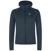 Muške funkcionalne majice dugih rukava Montura Fadis Grid Hooded Maglia tamno plava Blueberry