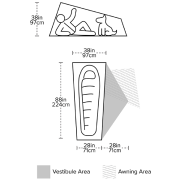 Izuzetno lagani šator Big Agnes Copper Spur UL1 Bikepack