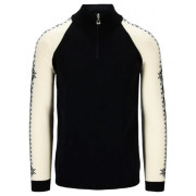 Muški džemper Dale of Norway Geilo Masc Sweater crna/bijela Black Offwhite