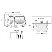 Šator za kamper Outwell Bay 380A