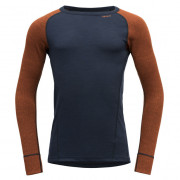 Muške funkcionalne majice Devold Duo Active Merino 205 Shirt plava/narančasta