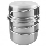 Šalica Tatonka Handle Mug 500 Set srebrena Silver