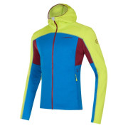 Muška dukserica La Sportiva Cosmic Hoody M svijetlo plava Electric Blue/Lime Punch