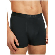 Muške funkcionalne bokserice Icebreaker Men Merino Blend 125 ZoneKnit™ Boxers crna Black