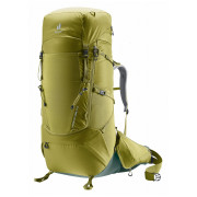 Turistički ruksak Deuter Aircontact Core 70+10 žuta/zelena cactus-ivy