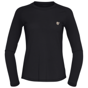 Ženska majica Norrona femund pureUll Long Sleeve crna Caviar Black