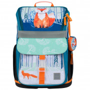 Školska torba Baagl Zippy plava/narančasta