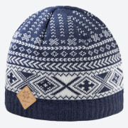 Pletena kapa od merino vune Kama A117 plava Darkblue
