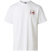 Muška majica The North Face Camping Relaxed Short Sleeve Tee-Graph bijela TNF WHITE