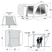 Šator za kamper Outwell Parkville 200SA