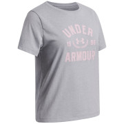 Dječja funkcionalna majica Under Armour UA G Varsity SS Mod Gray Light Heather
