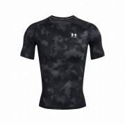 Muške funkcionalne majice Under Armour HG Armour Printed SS crna/siva Black/White