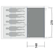 Tepisi za šator Outwell Flat Woven Carpet Elmdale 5PA