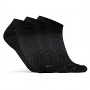 Čarape Craft Core Dry Footies 3-Pack crna Black
