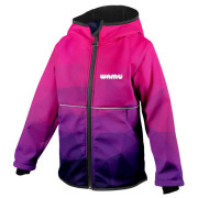 Dječja softshell jakna WAMU Mozaika purple ružičasta/ljubičasta