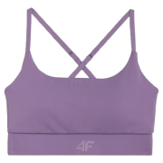Grudnjak 4F Sport Bra F173 Ljubičasta DARK PINK