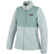 Ženska dukserica MOOA Sherpa svijetlo zelena pale teal