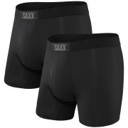 Bokserice Saxx Ultra Boxer Brief Fly 2Pk crna Black/Black