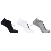 Čarape Salomon Everyday Lite Low 3-Pack crna/siva Black / White / Frost Gray