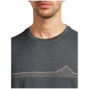 Muška majica Icebreaker Men Merino 150 Tech Lite SS Tee Range Stripes