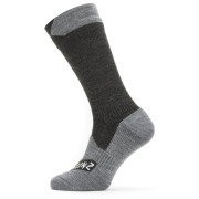 Vodootporne čarape SealSkinz Raynham crna/siva Black/Grey Marl