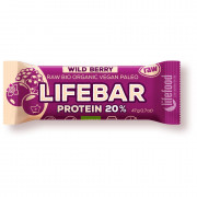 Čokoladica Lifefood Protein Wild Berry RAW 47 g